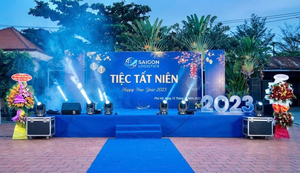 Lắp đặt sân khấu sự kiện tại Châu Đức
